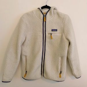 Patagonia retro pile fleece hoodie women’s s